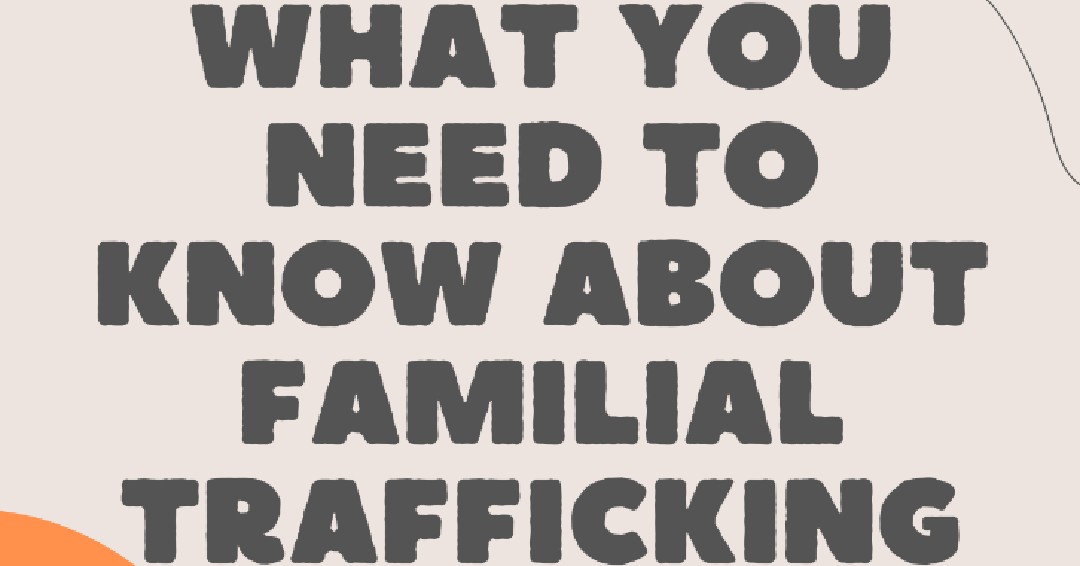 #Familialtrafficking is one of the most misunderstood, underreported, and under-identified/investigated forms of #humantrafficking. Familial trafficking is a family business. Learn more: ow.ly/Y8zN50Mj3hs.