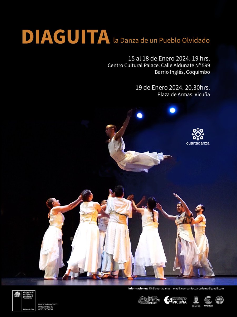 " Estos territorios de paisajes de montañas y desiertos dorados contemplamos y seguimos  imaginando como habitaron los ancestros en estos mismos parajes, hoy proponemos esta Obra, la Danza de un Pueblo olvidado, como un homenaje a la visibilización de nuestra cultura ancestral"