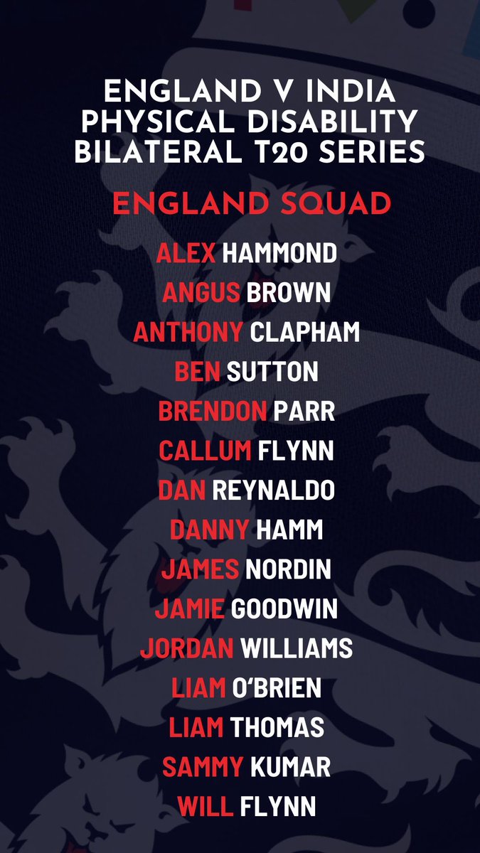 Just 8 days till this squad departs for India Ahmedabad- it’s 2019 since they last played a series and will be the first time in India - can’t wait to see them play <a href="/ECB_cricket/">England and Wales Cricket Board</a> <a href="/englandcricket/">England Cricket</a> <a href="/dcciofficial/">Differently Abled Cricket Council of India</a>