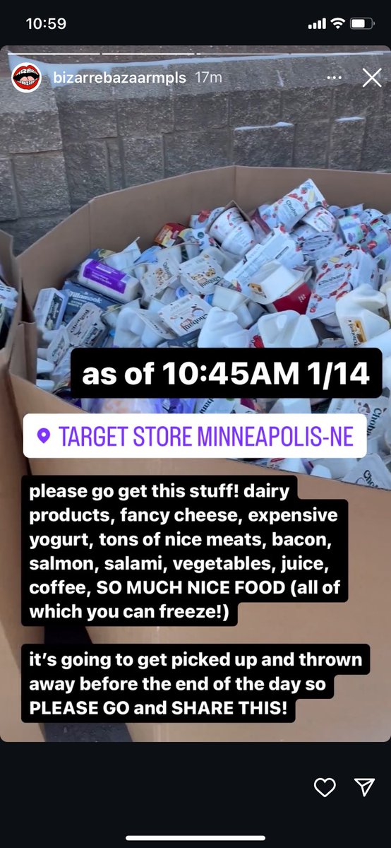 drea_carmen's tweet photo. 🚨tons of food up for grabs at Quarry Target https://t.co/Y5ACChO6kg