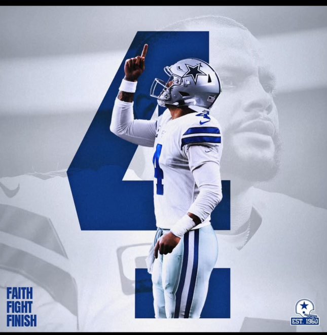 prettyNpinks02's tweet photo. "HERE WE GO"
This who I'm riding with Tuhday @dak @dallascowboys @espn @stephenasmith @ShannonSharpe
#DC4L #FaithFightFinish #MyTeamBetterThanYours https://t.co/iJuEDtx6gS