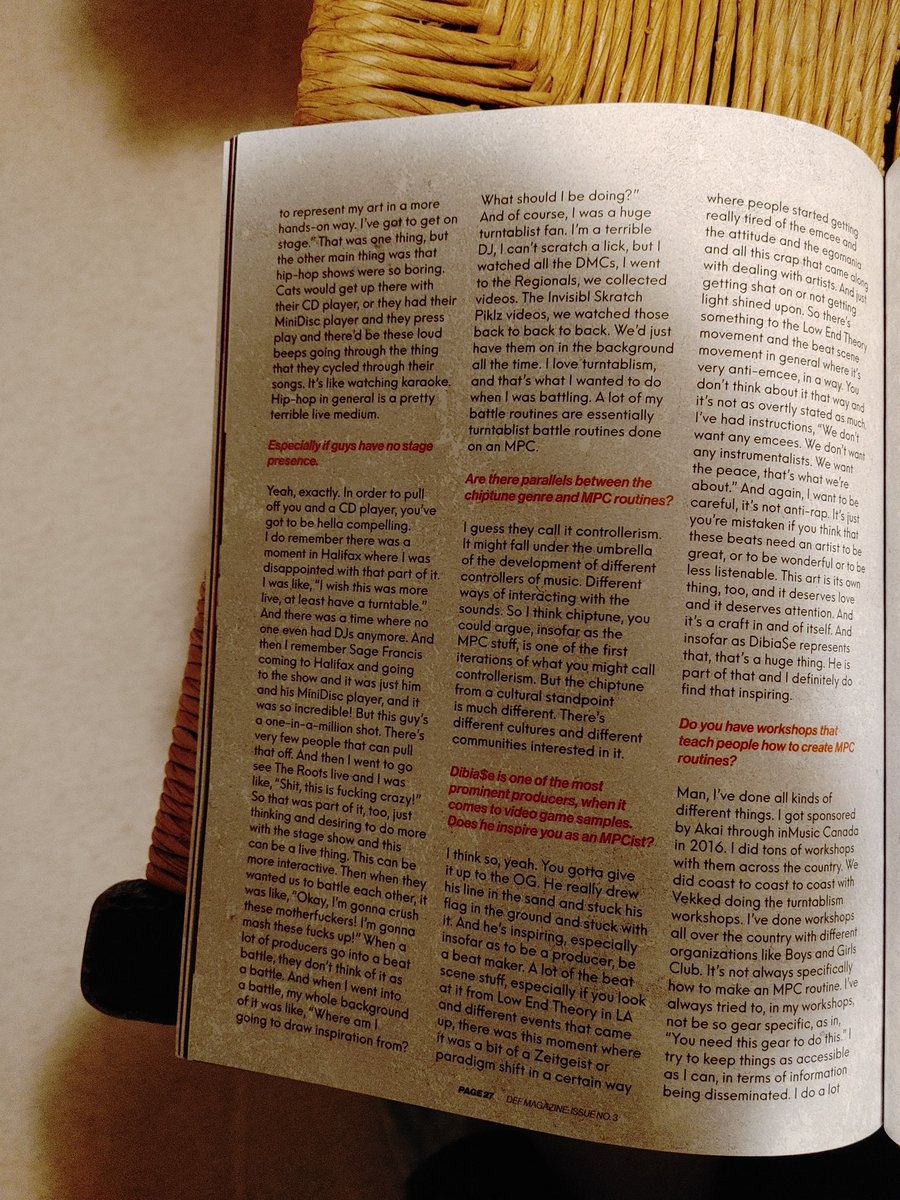 IanMcB519's tweet photo. A week and a half ago, I received a physical copy of Issue #3 of @Def_Magazine_. It's always extra gratifying when I see one of my articles in a physical medium! The cover looks fresh as hell too! S/O to @freshkils for letting me interview him for the mag! #DEFMagazine https://t.co/6IIadrOyhB