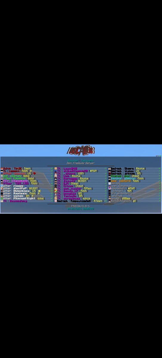 Ja! Wir sind zurück!
Seit dem 1.1.2024 kann man wieder unser Netzwerk mit den Versionen 1.8 - 1.20 betreten!
Zu dem feiert das Forum auch wieder das Comeback!

Zur Zeit suchen wir auch wieder Builder und Developer!

Viel Spaß auf dem Ascalter.de Netzwerk!