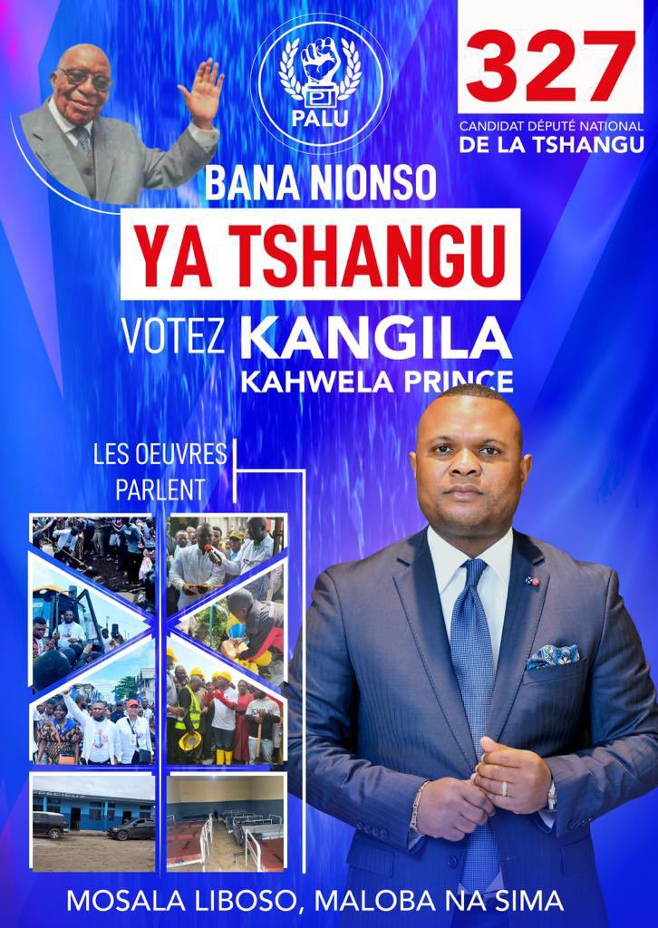 Mwana tshangu ya 04h du matin veut dire tongo 

Félicitations <a href="/KangilaPrince1/">Kangila Prince</a> le meilleur élu de sa circonscription ✌🏾✌🏾🙏🏾🙏🏾🙏🏾 
Le seul élu de PALU dans la ville de Kinshasa. 

Honorable <a href="/KangilaPrince1/">Kangila Prince</a>