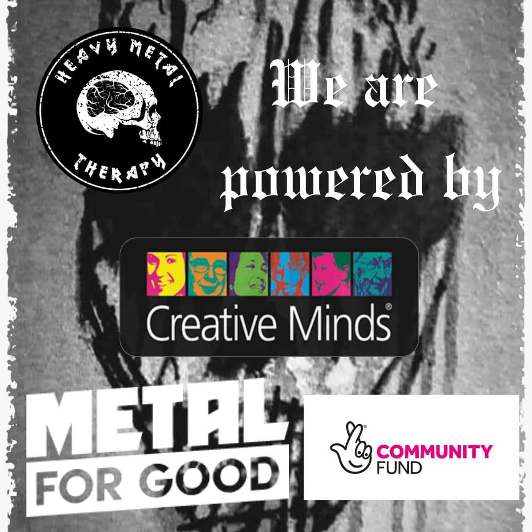 Pleased to announce our friends at Creative Minds have joined us as funders for our pilot peer support group, launching later this month in Wakefield (details this week). This adds to the support from @metalforgood & @TNLComFund which helps us do what we do. #peersupport #metal
