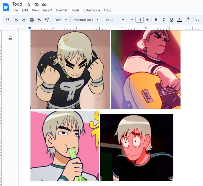 my Todd google doc 