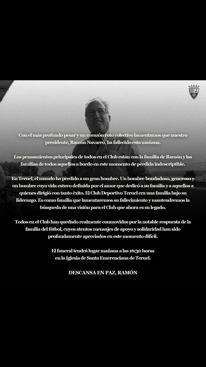 Mi más sentido pésame a la familia un golpe muy duro para la gente que lo conocimos, un presidente ejemplar pero como persona lo mejor que he visto con un corazón increíble. Descansa en paz