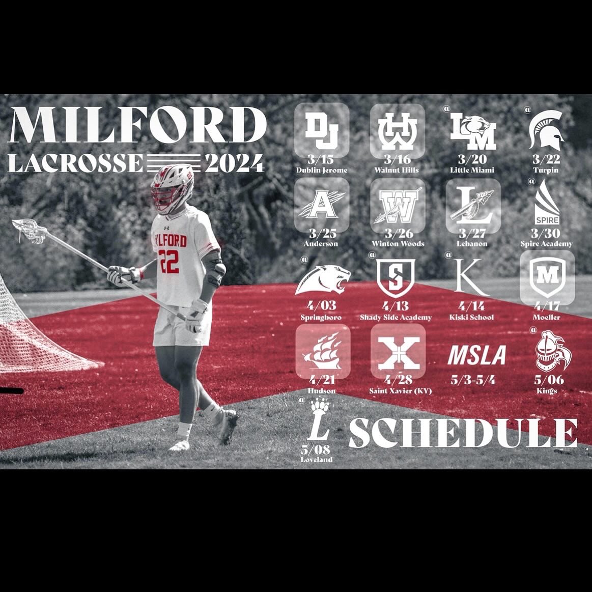 Excited to compete in 2024 🦅

#MilfordPride #GoEagles