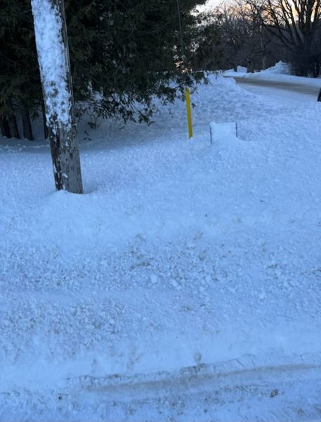 With the recent snowfall, make sure your PIN is cleared of snow and visible from both directions. <a href="/ChristaLowry/">Mayor Christa Lowry</a>