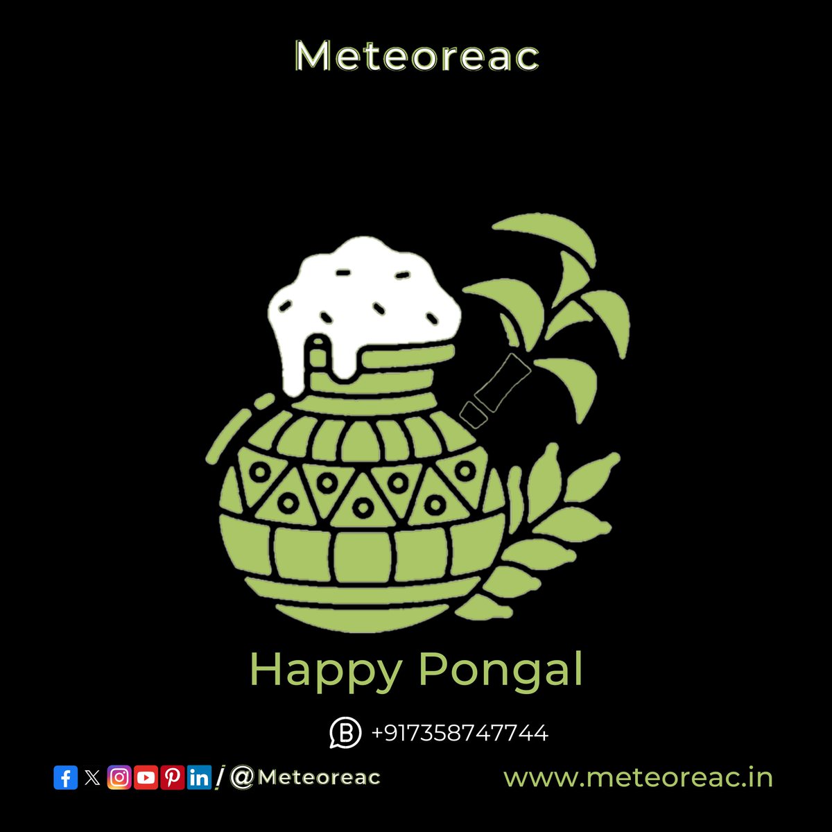 meteoreac's tweet photo. Happy Pongal #HappyPongal2024 #meteoreac https://t.co/FHUwFDDxEy