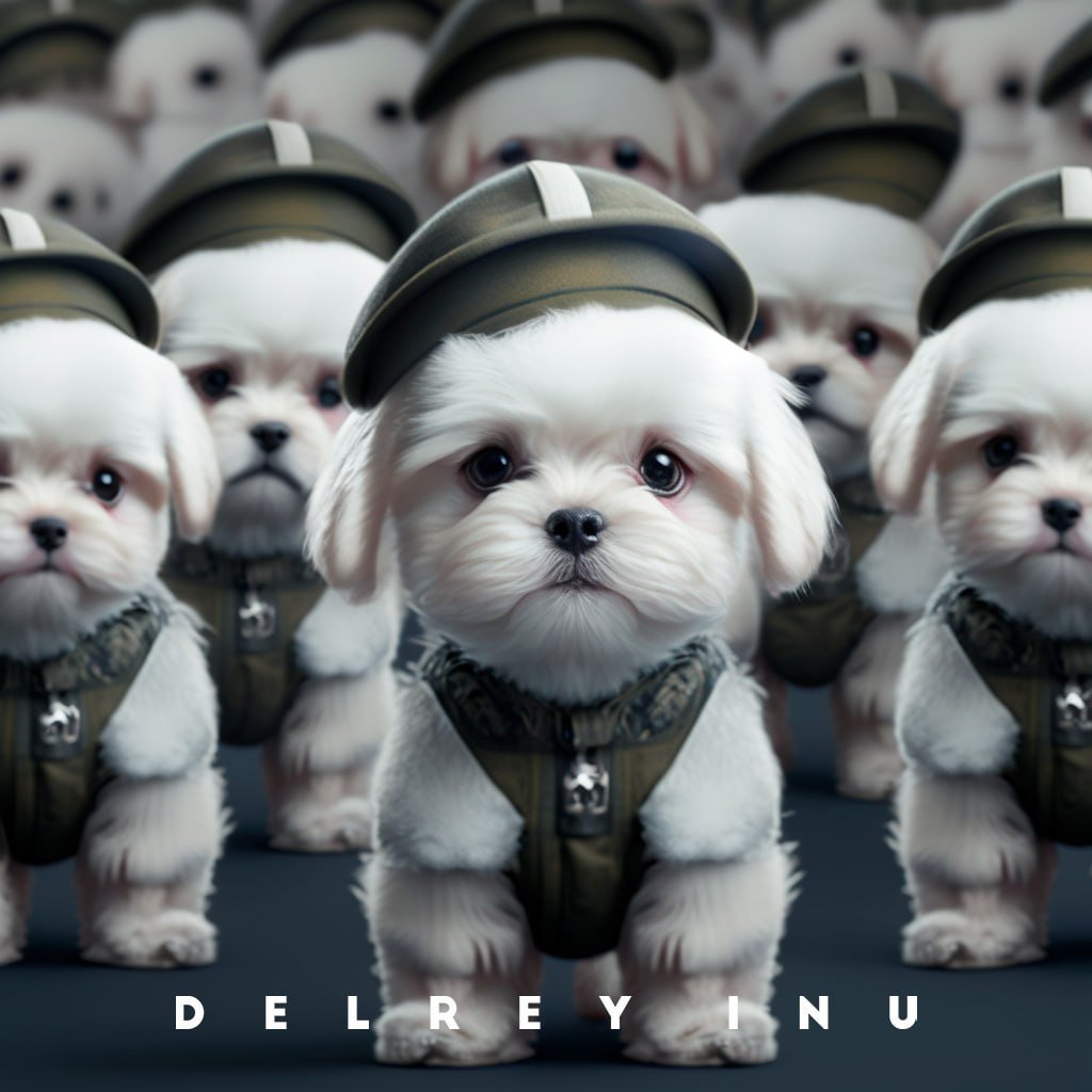 DelReyInu's tweet photo. $DELREY ARMY IS ALWAYS READY. https://t.co/6oKruOpAj0