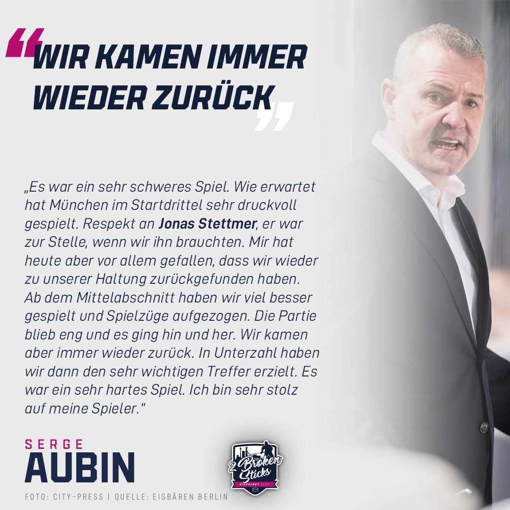2BrokenSticks's tweet photo. Serge #Aubin und Hattrick-Gott Manu #Wiederer schauen auf den Auswärtssieg gegen München #ebb #eisbärenberlin #rbm #redbullmünchen #rbmebb https://t.co/IijXvgCB2t