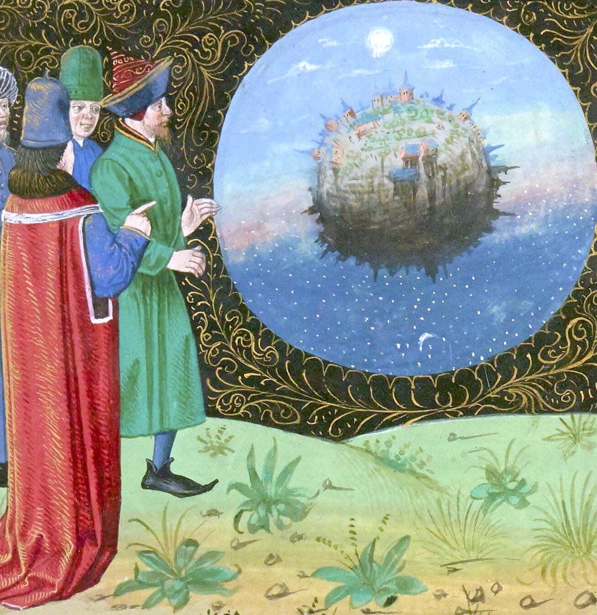 WeirdMedieval's tweet photo. the world, france, 15th century https://t.co/Hw76fJ1Izr