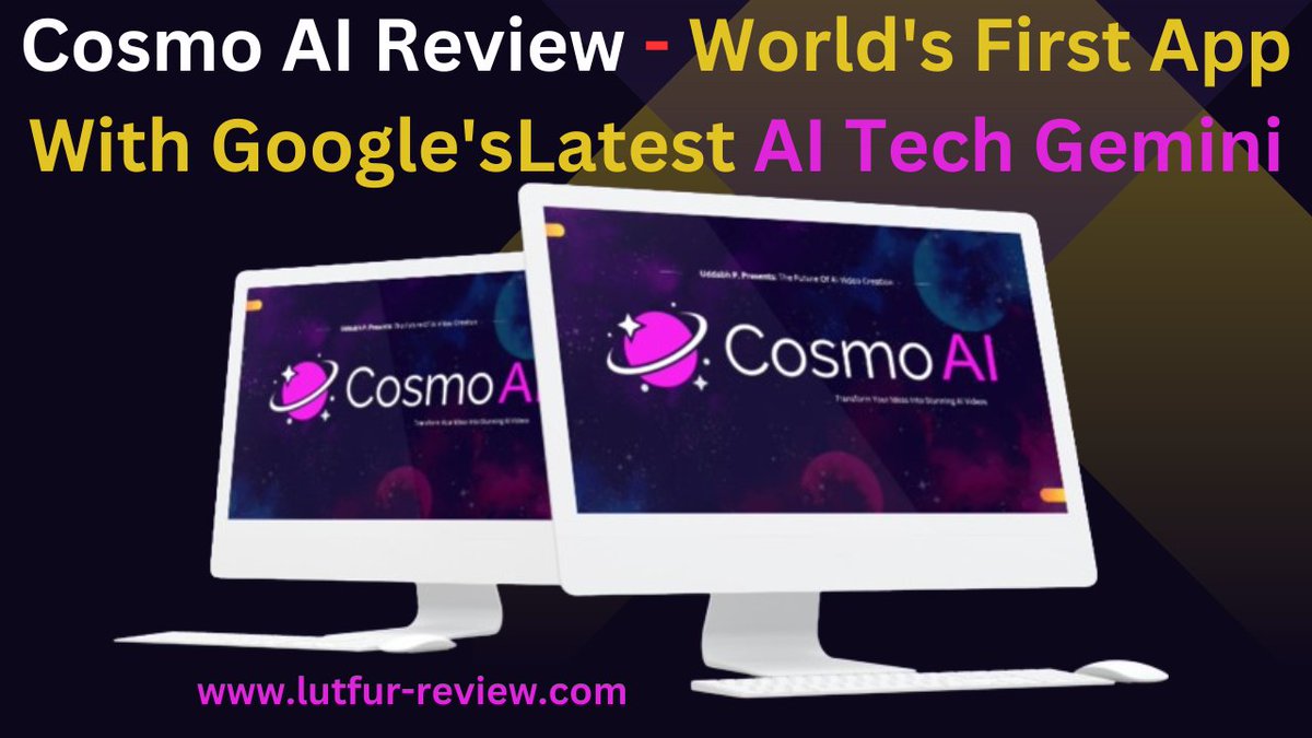 AzadLutfur's tweet image. Cosmo AI Review - World&apos;s First App With Google&apos;s Latest AI Tech Gemini.
#CosmoAi #CosmoAireview #CosmoAibenefits #makemoenyonline24 #CosmoAiApp 
Get CosmoAi : tinyurl.com/46zarw7v