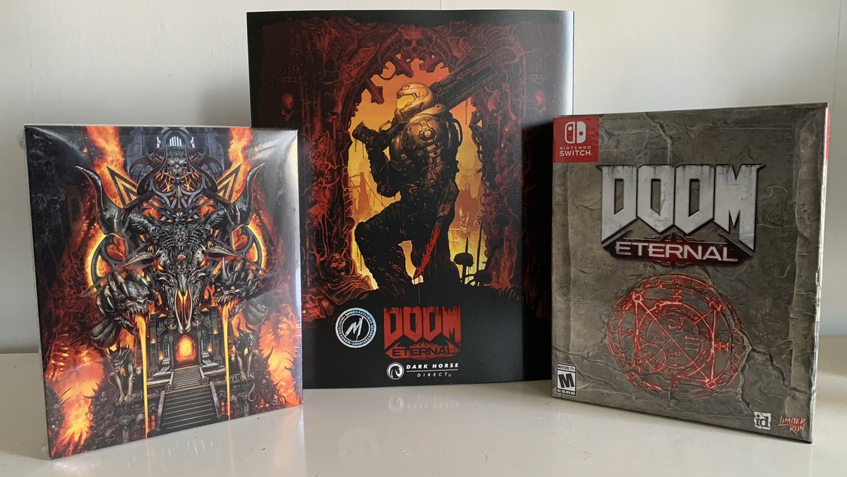 Cubeydoom's tweet photo. Sigil II box would have arrived same day as Mondo and Limited Run which just arrived on 2nd Jan. Oh well so I LOVE this and nice treat for my birthday(1st Jan) haha @romerogamesltd @MondoNews @LimitedRunGames #DOOM #SIGILII #DoomEternal https://t.co/4ducXUwueP