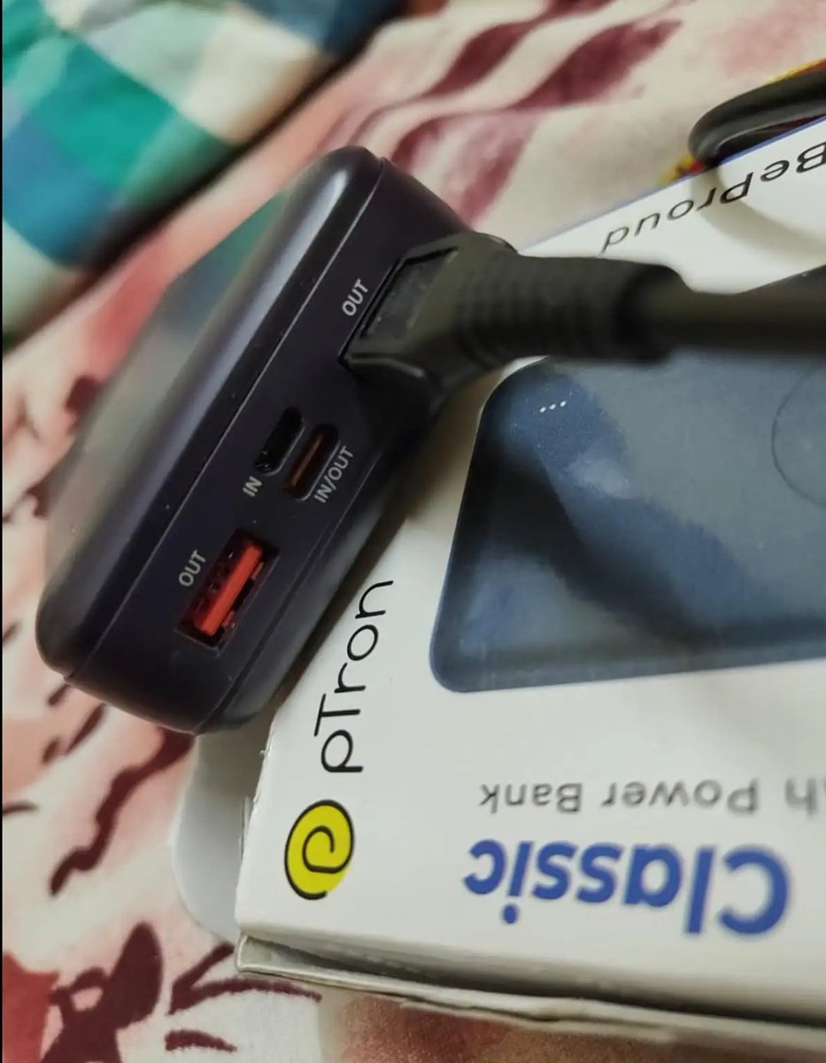 VivekKola's tweet image. Using #Ptron Dynamo Classic 20000mah Powerbank since 15 days and Totally Impressed By Charging Speed and Battery Backup!!
@pTronIndia