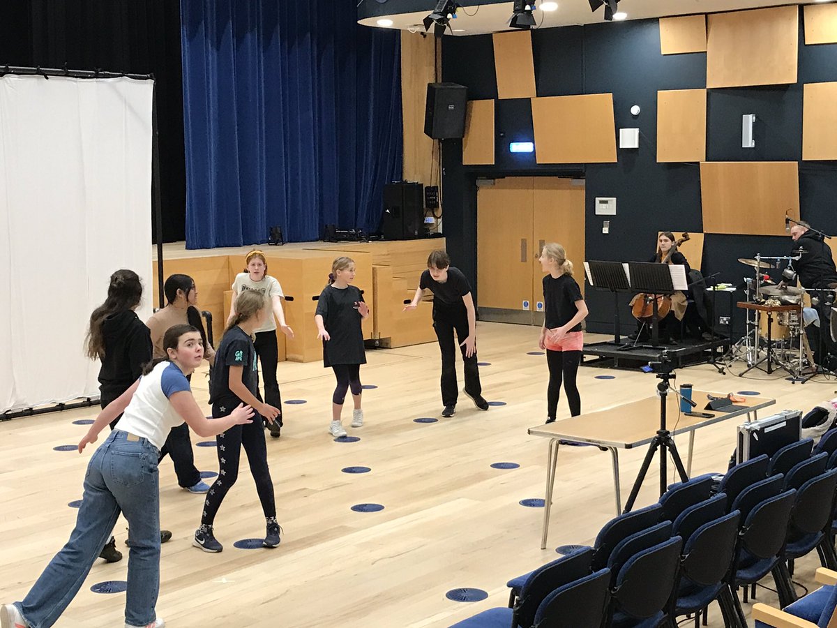 A new venture for St Swithun’s - ‘Kronos’ by PACE (Performance Art Creative Ensemble), an experimental piece, is being performed in a few weeks time. Rehearsals are fun, energetic and very hard work!