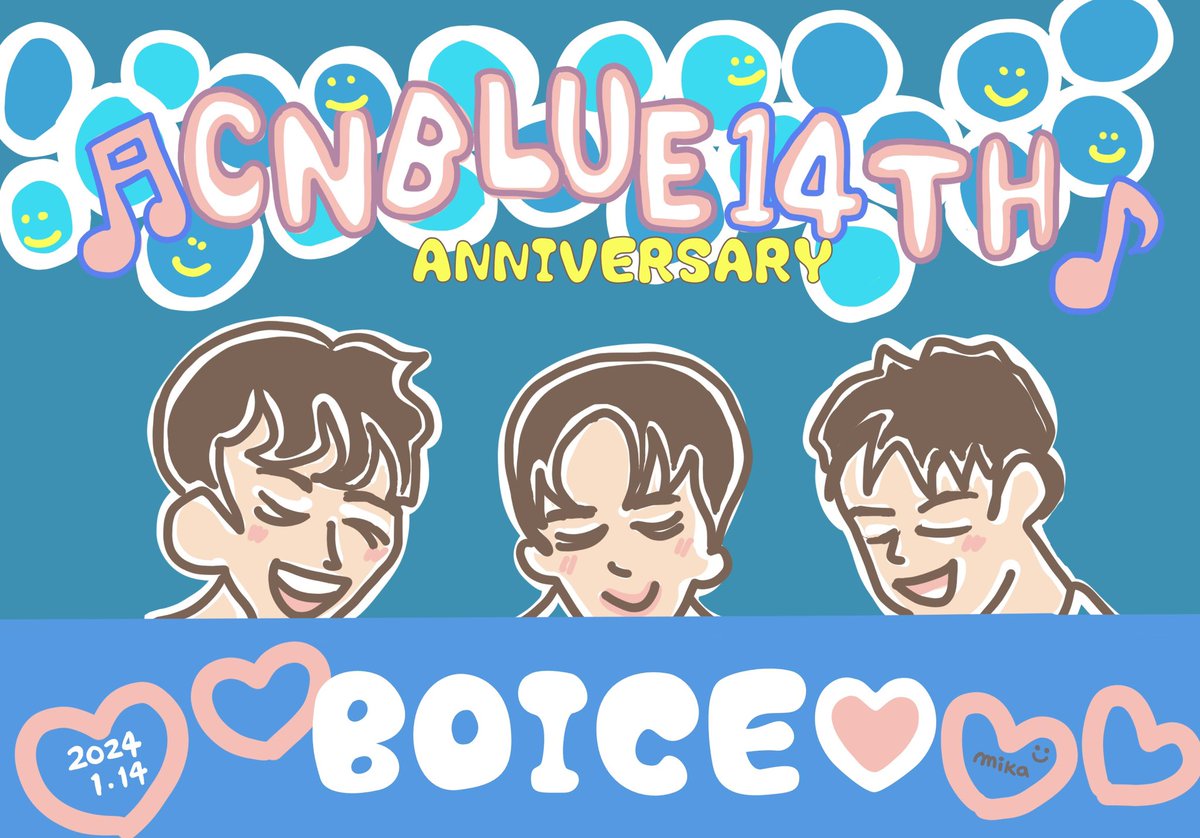 #CNBLUE_14th_Anniversary
#CNBLUE #씨엔블루

<a href="/JYHeffect/">정용화</a> 
<a href="/MR_KANGGUN/">강민혁</a>
<a href="/MentalShin/">이정신</a> 

❤️CNBLUE FOREVER～♪