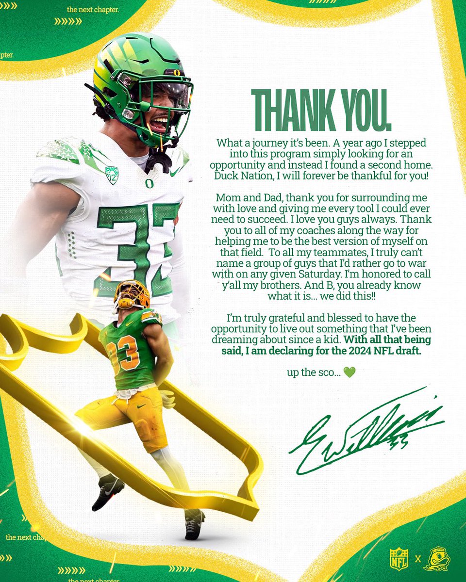 Thank you Oregon! forever grateful💚