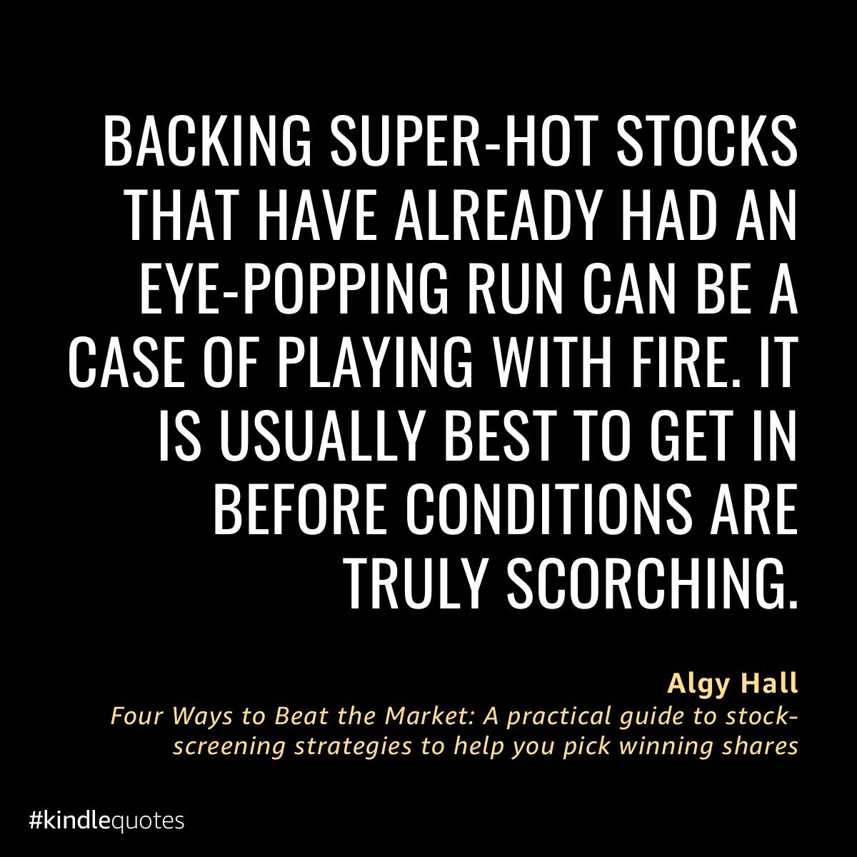 A great quote from <a href="/AlgyHall/">Algy Hall</a> ‘s book — check out his episode on Talking Billions if you missed it 🎧🎙️🙌