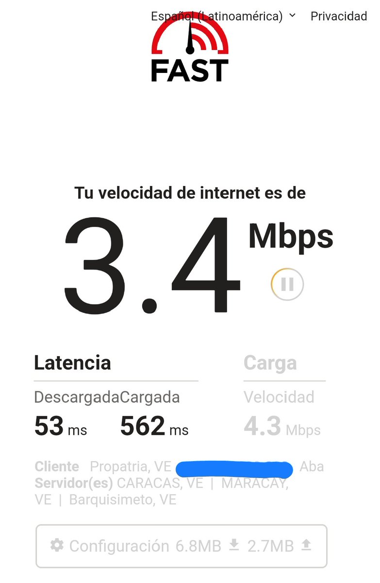 caralberz's tweet photo. @eldoradoio Así está mi conexión actualmente 😅 https://t.co/JrHkcCPLEh