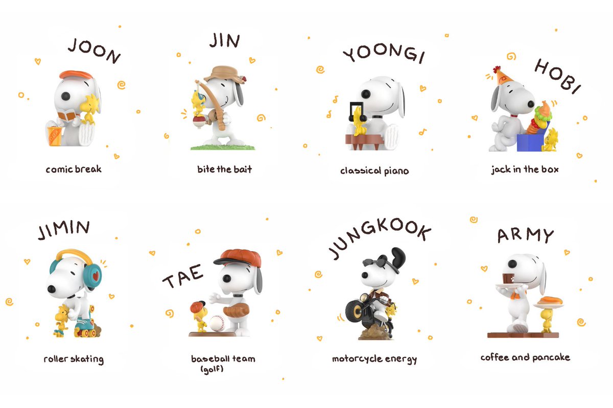 613SEASONS's tweet photo. bts as pop mart snoopy, the best friends https://t.co/gfquR1UZQZ