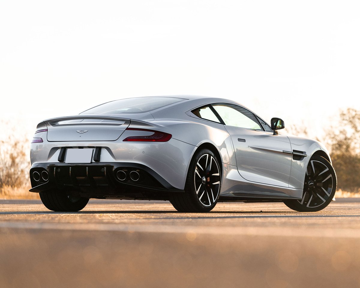 Barrett_Jackson's tweet photo. @astonmartin The #LightningSilver exterior is enhanced with #CarbonFiber features and stylish 20" diamond-turned wheels. Inside, enjoy Sahara Tan leather, 2+2 seating and Bang & Olufsen #BeoSound. Selling with No Reserve, January 20-28, at WestWorld!
Learn More: https://t.co/fvjzFFPnQ0 https://t.co/Z15qycctqg