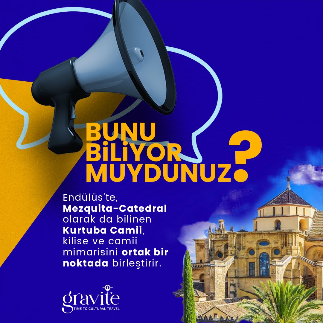 GraviteTravel's tweet photo. Kurtuba Camii'de (Mezquita-Catedral) yer alan kırmızı-beyaz taşlı bölüm inşa edilirken caminin içine entegre edilmiştir. Cami ve kilise mimarisinin bu eşsiz birleşimi, yapıyı dünya çapında benzersiz kılan özelliklerdendir.

#BunuBiliyorMuydunuz #Endülüs #GraviteTravel #Seyahat https://t.co/2LimuQ7PMG