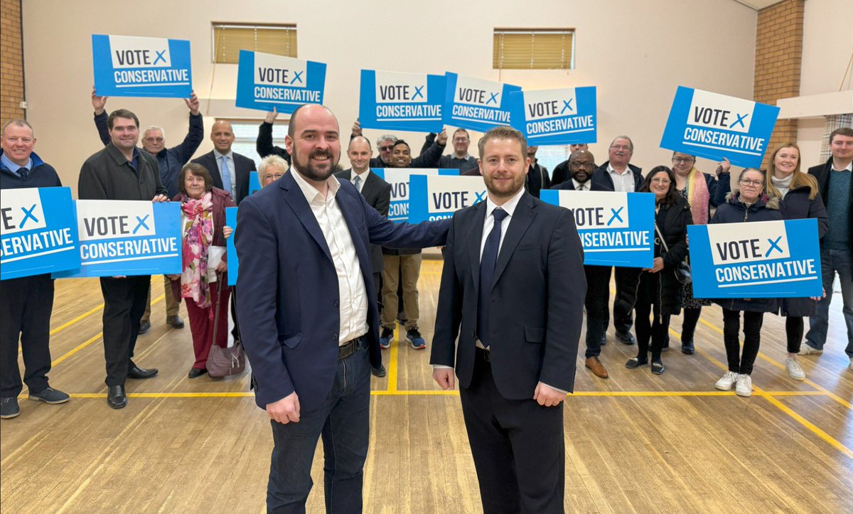 South Glos Conservatives (@sgconservatives) on Twitter photo Huge congratulations to <a href="/SamBromiley/">Sam Bromiley</a>, our group leader, for being named the <a href="/Conservatives/">Conservatives</a> candidate in the Kingswood by-election.
You’ve got this Sam! 💪 Huge congratulations to <a href="/SamBromiley/">Sam Bromiley</a>, our group leader, for being named the <a href="/Conservatives/">Conservatives</a> candidate in the Kingswood by-election.
You’ve got this Sam! 💪