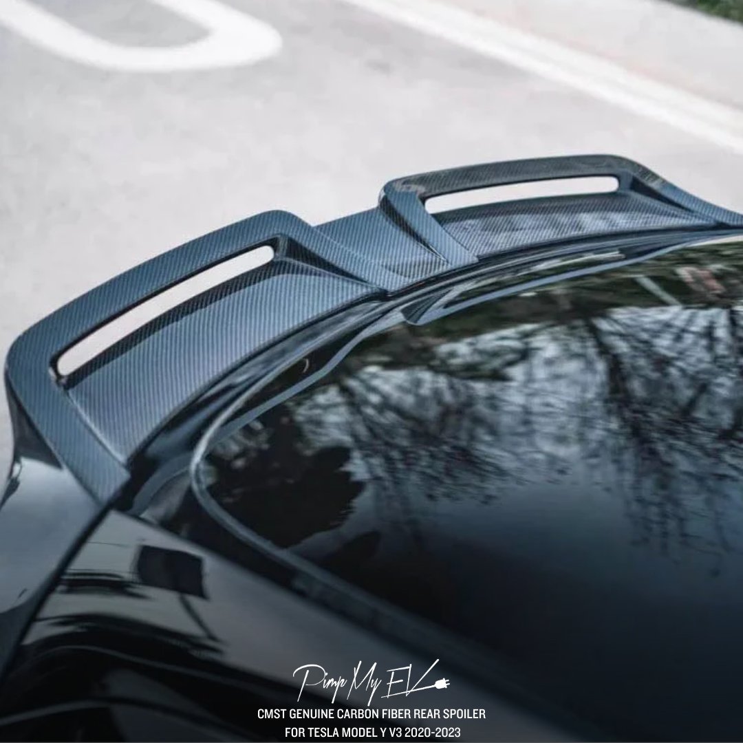 pimpmyev's tweet photo. The CMST V2 Rear Spoiler for Tesla Model Y! Shipped from the USA, this carbon fiber upgrade isn't just a style move; it's a statement of speed and swagger.
#CMSTCarbonFiber #ModelYUpgrade #SpeedandSwagger #tesla #elonmusk #teslaaccessories #everythingtesla #teslamodels https://t.co/RzJFHVv6m9