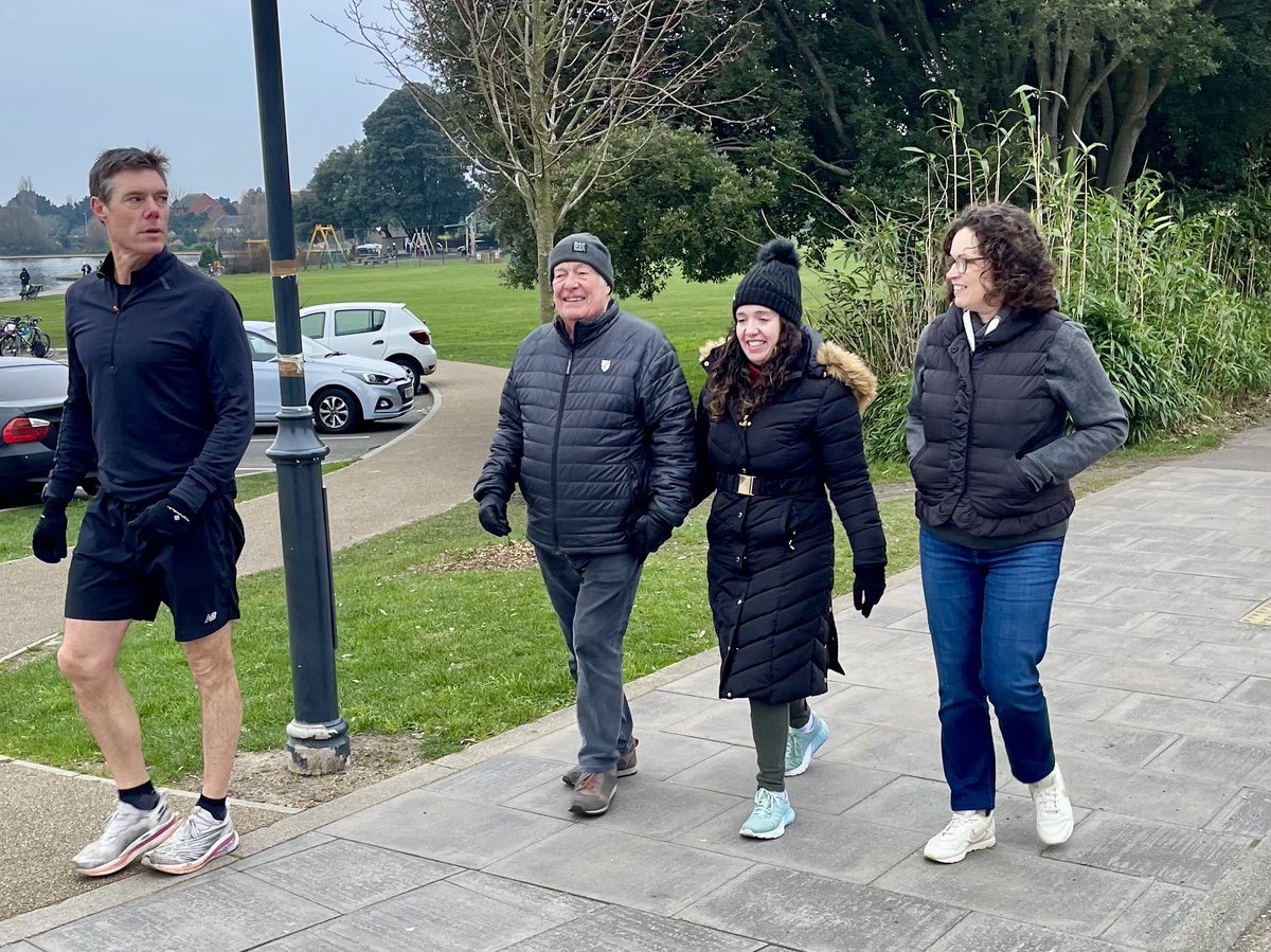 The highlight of my ⁦@Pooleparkrun⁩ was seeing Becky again and sharing her first walk back at ⁦@parkrun⁩ ⁦@parkrunUK⁩