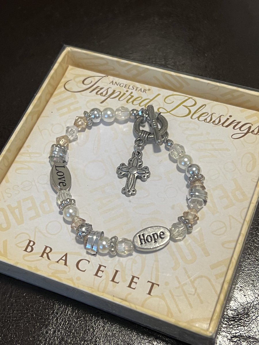 GIFTABLE #FriendshipBracelet #Blessings AB Beads Silver Tone Hope #Love Cross NEW FREE SHIP 

#Hope #Cross #CharmBracelet #gifts #ebayfinds #religiousgifts #spiritualgifts #friendshipgifts #giftsforher #giftable #bracelet #auroraborealis  #ebayfinds ebay.com/itm/2666174104…