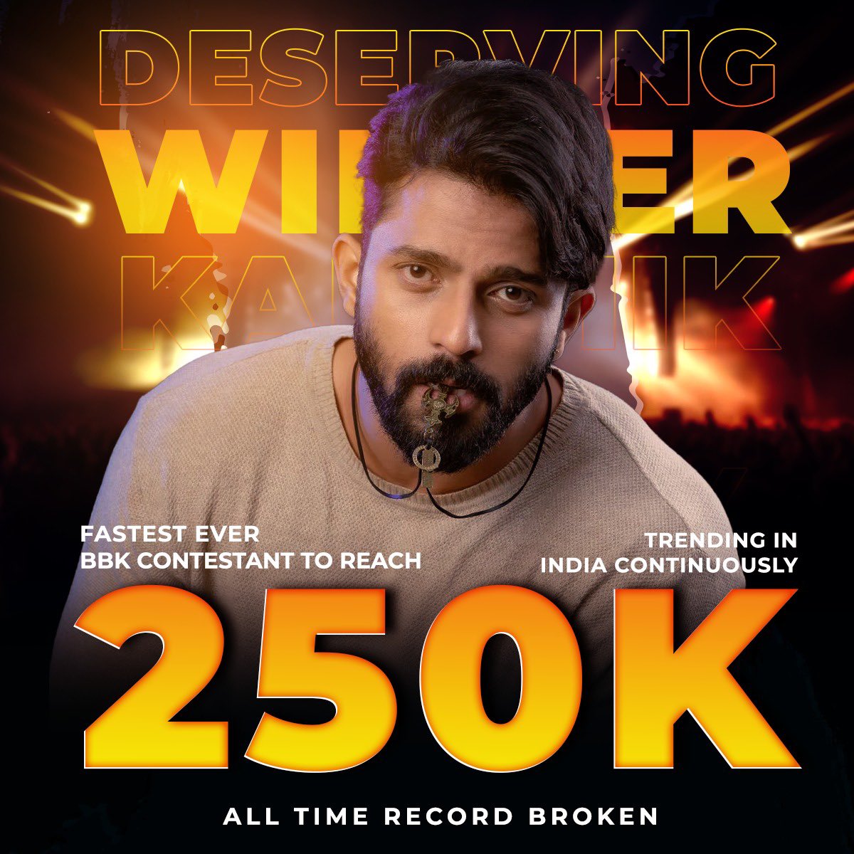 samrat___01's tweet photo. I was shocked whn I saw 
"DESERVING WINNER KARTHIK" 

Wt an craze this man hv 😳😳

#BBK10 #KarthikMahesh #KicchaSudeep #MaxTheMovie https://t.co/aZ4FIQuS2Q