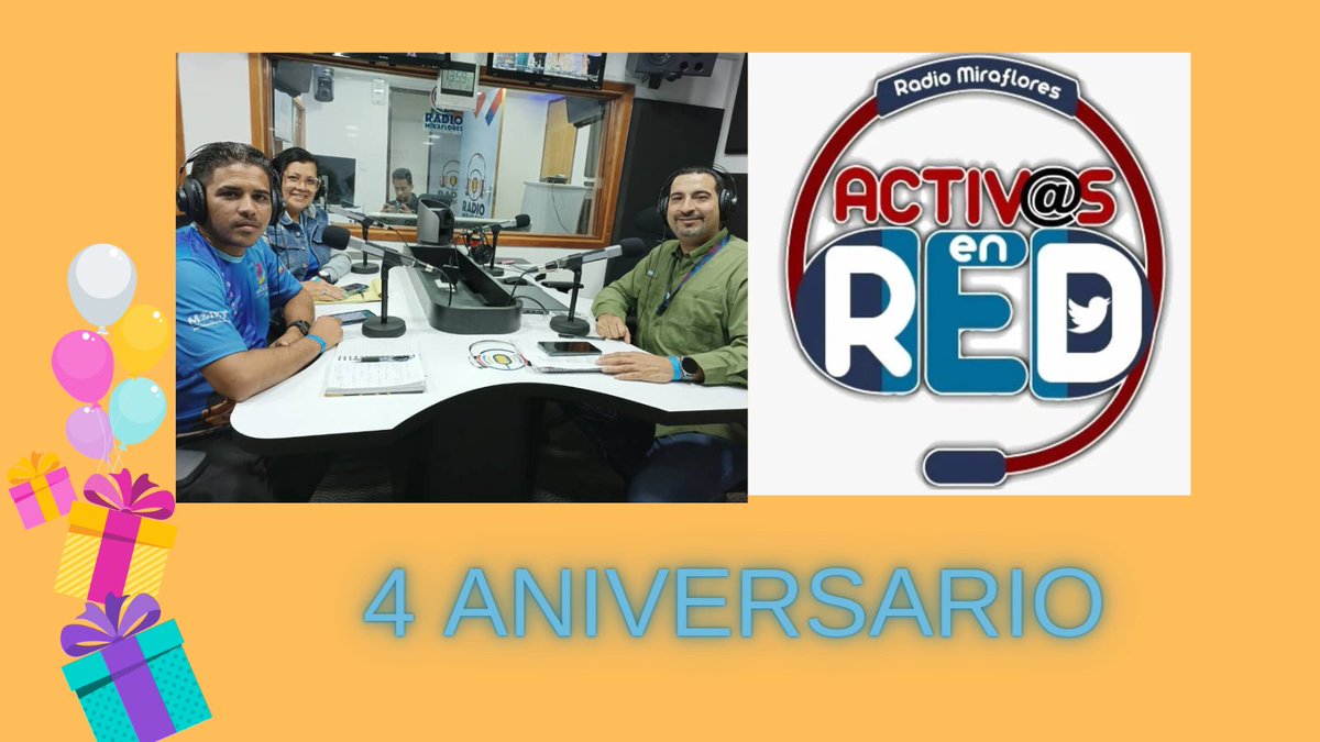 Infocentro Paparo del Estado Miranda le damos Felicitaciones a los moderadores y productores de Activos en Red  por su 4to Aniversario ¡Felicidades! #4añosActivoEnRed

 @NicolasMaduro
@Gabrielasj
@luisinfoVen
@Vzlainfo1
@BrigadasCHCH