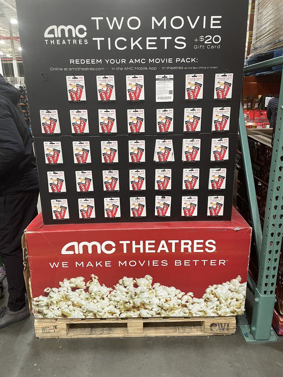 #AMCTheatres #Costco 🎟️🍿🥤🎟️
Costco Two movie tickets for $20 💵
#AMC #AMCAList #AMCStubs ✨✨