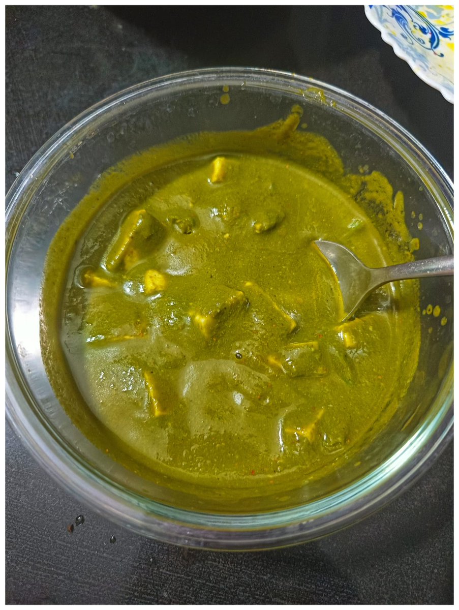 Oil free Cooking for better health! 
#PalakPaneer #Foodies #OilFree