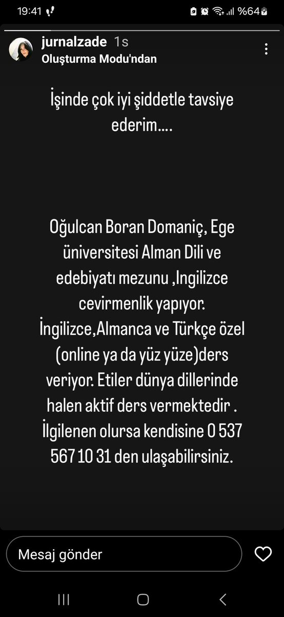 İlgilenen olursa diye,
Bahsi geçen Boran oğlum oluyor da ... .))