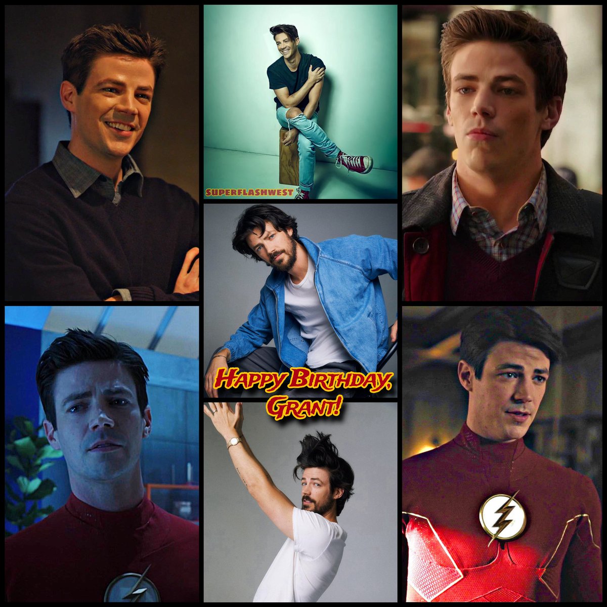 HAPPY BIRTHDAY, GRANT GUSTIN! Thank you for giving us 10 years of your Barry  Allen. The Flash as a character \u0026 a show changed my life forever, \u0026 I will  always be, image size:1200x1200