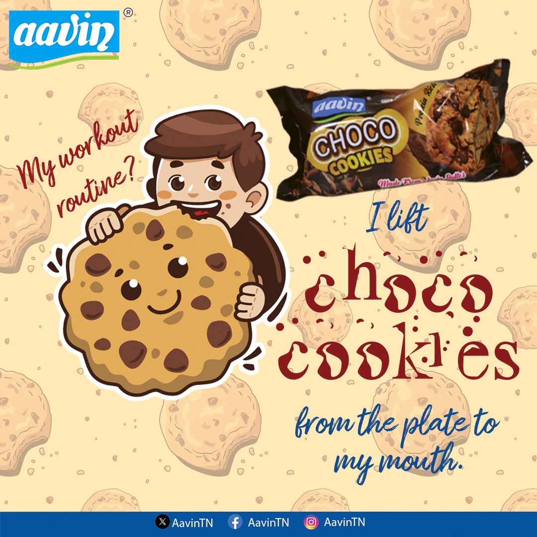 aavintamilnadu's tweet photo. Choco Cookies....
.
.
.
#aavin #AavinTN #AavinMilk #AavinProducts #chococookies #aavincookies https://t.co/y4VfKOwvoF