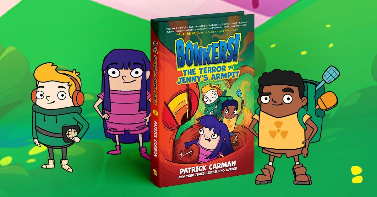 BlackstoneAudio's tweet image. Get ready for an #adventure of a lifetime with the #firstbook in the new #Bonkers #megaseries, #THETERRORINJENNYSARMPIT by @nytimes bestselling author @patrickcarman! 📚🔥

Preorder to enjoy this spectacular adventure when it releases on 3/5: buff.ly/3RgHWm2