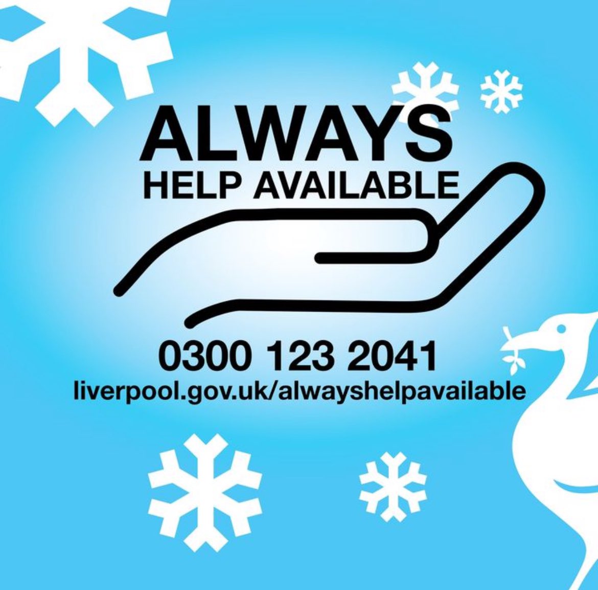 #News: Due to a drop in temperature, #Liverpool's Severe Weather Emergency Protocol (SWEP) is now in operation &amp; emergency accommodation is available.

If you see anyone #roughsleeping please call our 24/7 outreach team on 0300 123 2041 (low/cost call).

#AlwaysHelpAvailable