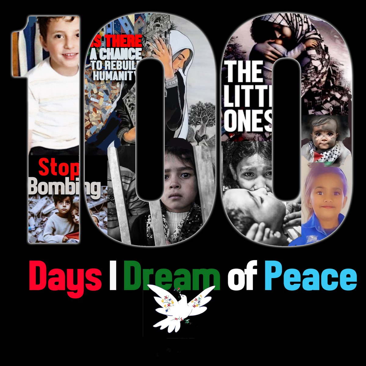 100 Days #Gaza #Palestine #Israel #100Days #Peace