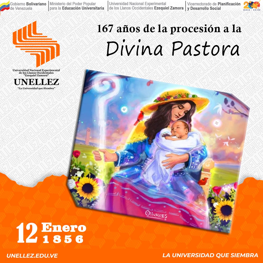La procesión de la Divina Pastora, en Barquisimeto, se originó con la epidemia de cólera de 1855, en un acto de fe el padre Yépez un 14 de enero de1856, solicito trasladar la Divina Pastora desde Santa Rosa, ante la iglesia Concepción. Para rogar por el sece de la epidemia.