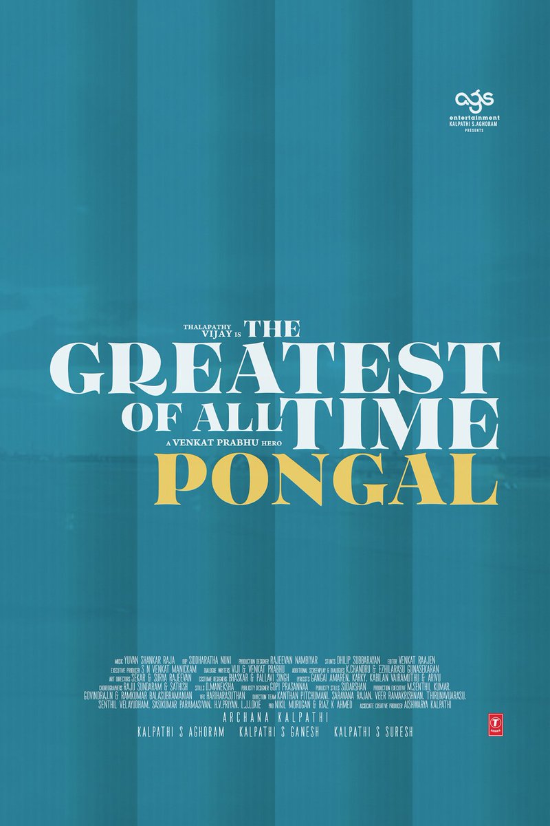 GuruEditing1's tweet photo. G.O.A.T UPDATE IS AWAITING👍👍➡➡➡➡➡💥💥💥

#TheGreatestOfAllTime #leoetc #Ty68 #ThalapathyPongal #ThalapathyVijay #VenkatPrabhu #AGS25 more.... https://t.co/Ba3COoKNSe