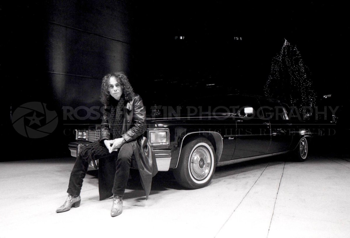 A fantastic capture of Ronnie by @RossHalfin, shot in Toledo, Ohio during Black Sabbath’s Mob Rules Tour.