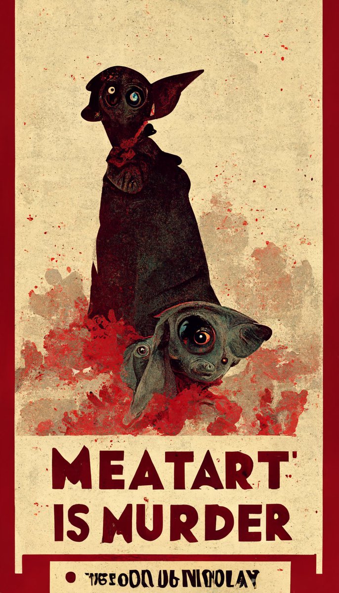 MODFTASP's tweet photo. @Jay_Delay @objktcom MEATART IS MURDER

https://t.co/WYOy2hvVRl https://t.co/mbt7VZXuXo