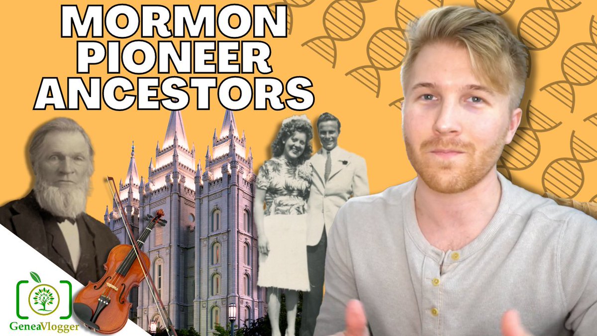 GeneaVlogger's tweet photo. The newest episode of Youtuber Family Trees is now up! This episode dives into @drewdurnil's Mormon Pioneer ancestry and we uncover some very interesting historical ties. https://t.co/kZ0zdLowMe