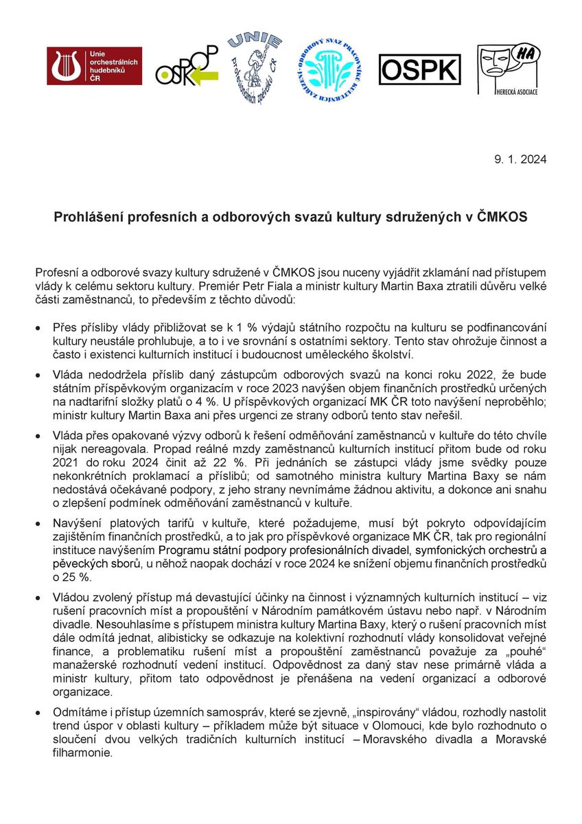 Josef Středula tweet media