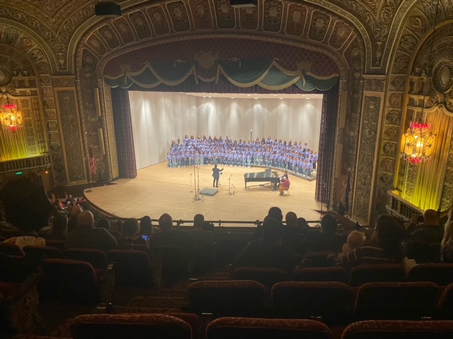 DeKalbJRW's tweet photo. Penelope Reasner performed in the IMEA Elementary State Honors Choir this weekend at the Embassy Theater! Penelope submitted an audition in October and was selected to be a part of the prestigious 140 singer group of students from all across the state of Indiana. https://t.co/E5cFocOEz5