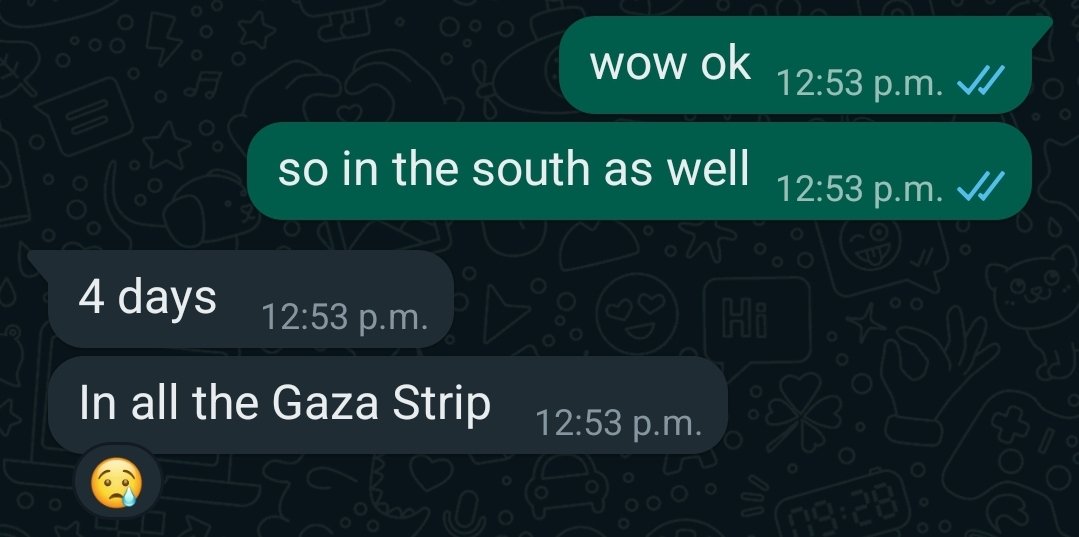 samah_fadil's tweet photo. it's day 4 of a total telecommunications shutdown in all of gaza. consider matching the price of an esim so i can keep distributing them regularly 🙏🏾 it's often the only way we can stay connected. https://t.co/x8cmyb1MCK